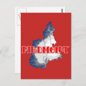 Piemonte Briefkaart (Voorkant / Achterkant)