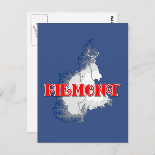 Piemonte Briefkaart (Voorkant / Achterkant)