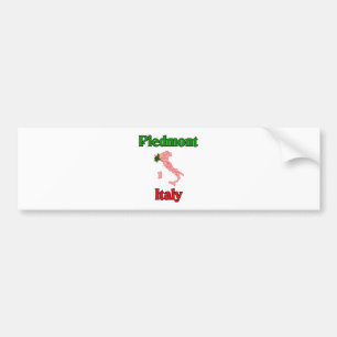 Piemonte Italië Bumpersticker