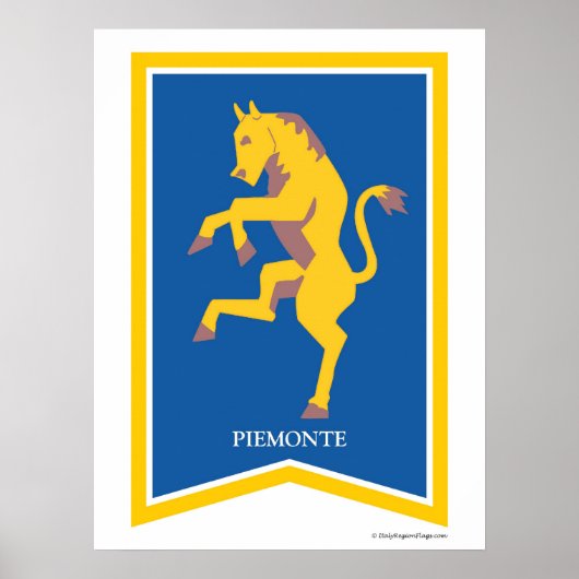 Piemonte Italië Poster (Voorkant)