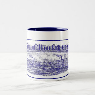 Piemonte-Mok voor de productie van blauw Tweekleurige Koffiemok