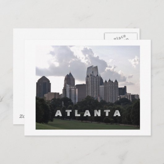 Piemonte Park Atlanta Briefkaart (Voorkant / Achterkant)