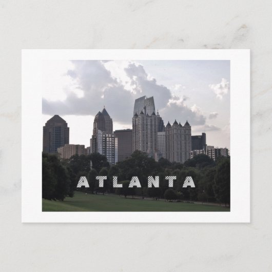 Piemonte Park Atlanta Briefkaart (Voorkant)