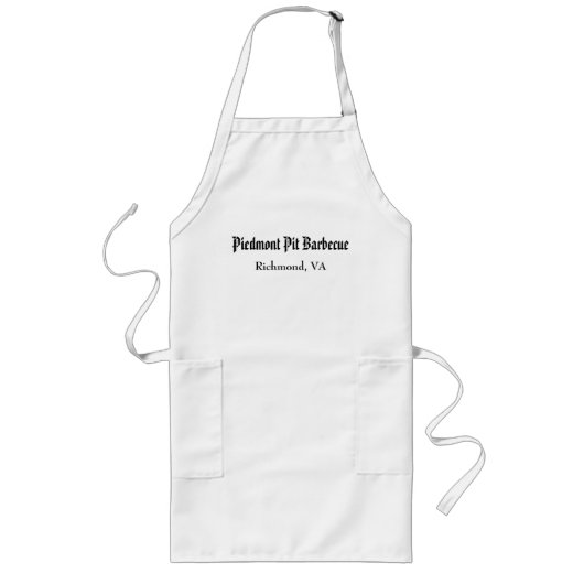 Piemonte Pit Barbecue Apron Lang Schort (Voorkant)