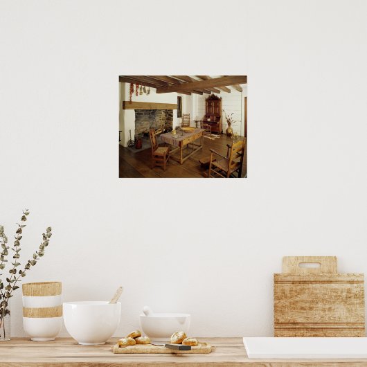 Piemonte Room, Guildford County North Carolina Poster (Keuken)