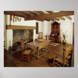 Piemonte Room, Guildford County North Carolina Poster