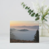 Pieniny sunrise briefkaart (Staand voorkant)