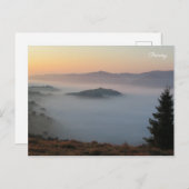 Pieniny sunrise briefkaart (Voorkant / Achterkant)