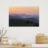 Pieniny sunrise poster (Keuken)