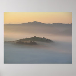 Pieniny sunrise poster