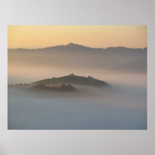Pieniny sunrise poster