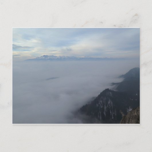 Pieniny Uitzicht van Three Crowns Polen Briefkaart (Voorkant)