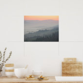 Pieniny zonsopgang poster (Keuken)