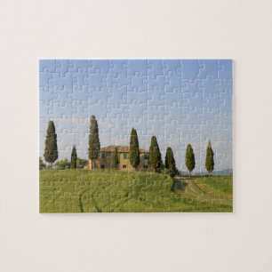 Pienza, Val d'Orcia, provincie Siena, Toscane, Legpuzzel