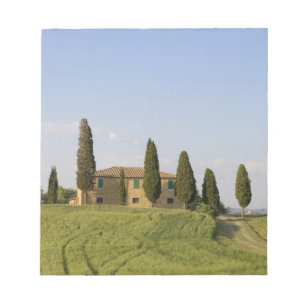 Pienza, Val d'Orcia, provincie Siena, Toscane, Notitieblok