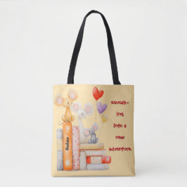 Piep-end aan een Nieuwe Avontuur Tote Bag