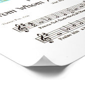 Piep God van wie alle zinnen stromen Poster (Hoek)