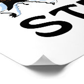 Piep het Poster van de Oorzaken Stds (Hoek)