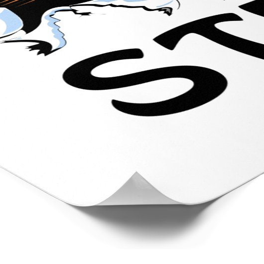 Piep het Poster van de Oorzaken Stds (Hoek)