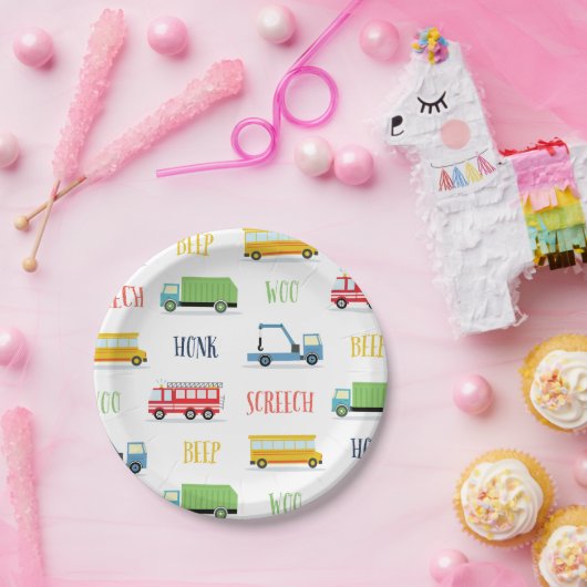 Piep Honk krijsen over Papieren Borden Papieren Bordje (Feest)