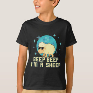 Piep ik ben een schaap grappig Boerderij DierenNov T-shirt