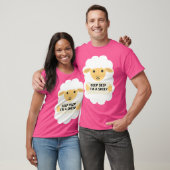 Piep, ik ben een schaap t-shirt (Unisex)