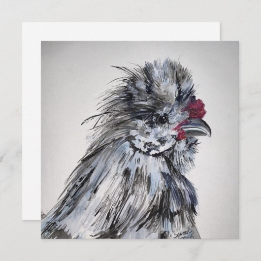 "Piep" Notitiekaartje (Voorkant / Achterkant)