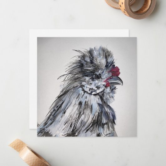 "Piep" Notitiekaartje (Voorkant / Achterkant in situ)