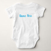 Piep Piep Baby Kuiken Paas Outfit Romper (Achterkant)