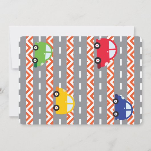 Piep! Piep! Birthday Party Kaart (Achterkant)