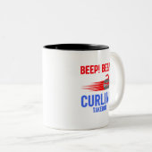 Piep! Piep! Curling-afhaal Tweekleurige Koffiemok (Voorkant rechts)