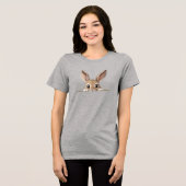 Piep-piep Konijn Tri-Blend Shirt (Voorkant volledig)
