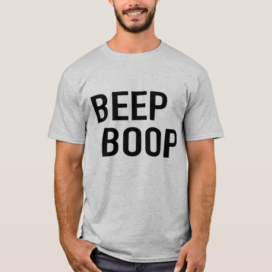 Piepboop, ben je een robot? -Shirts T-shirt (Voorkant)