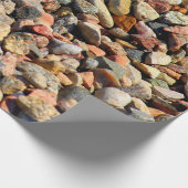 Piepels kleurige textuur cadeaupapier (Hoek)