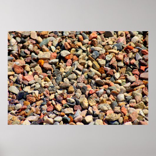 Piepels kleurige textuur poster (Voorkant)