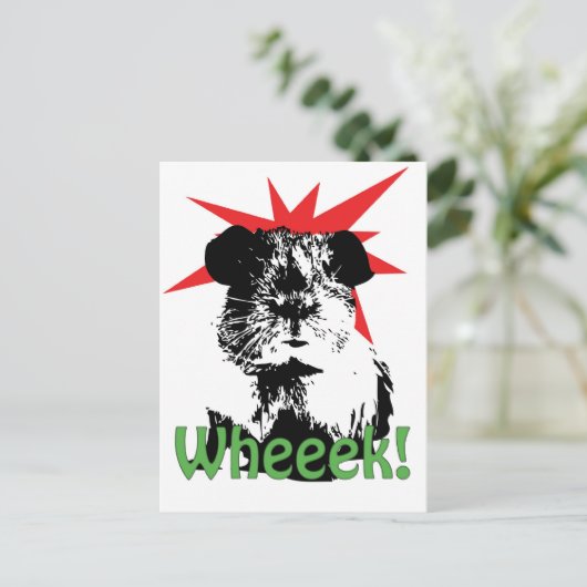 piepen! briefkaart (Staand voorkant)