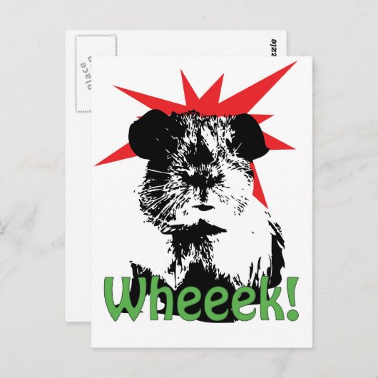 piepen! briefkaart (Voorkant / Achterkant)