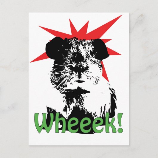 piepen! briefkaart (Voorkant)