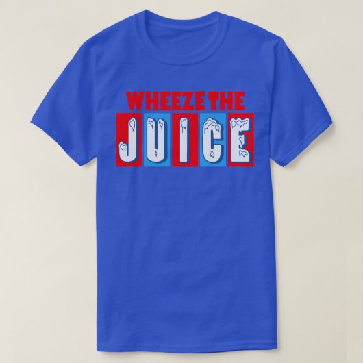 Piepen op het Juice Funny Encino Man T-shirt (Design voorkant)