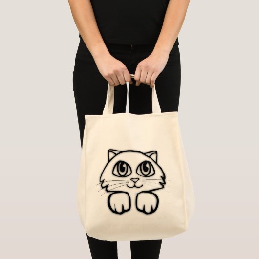 Piepend kitten tote bag (Voorkant (product))