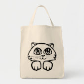 Piepend kitten tote bag (Voorkant)