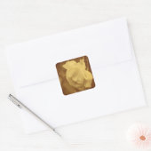 Piepende  Roos ventilator Vierkante Sticker (Envelop)