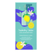 Piepende schone marketing reclamekaart (Voorkant)