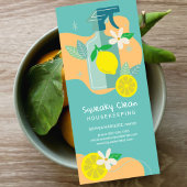 Piepende schone marketing reclamekaart