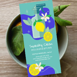 Piepende schone marketing reclamekaart