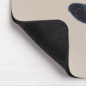 Piepende Stiekeme Koe Persoonlijk Monogram Muismat (Hoek)