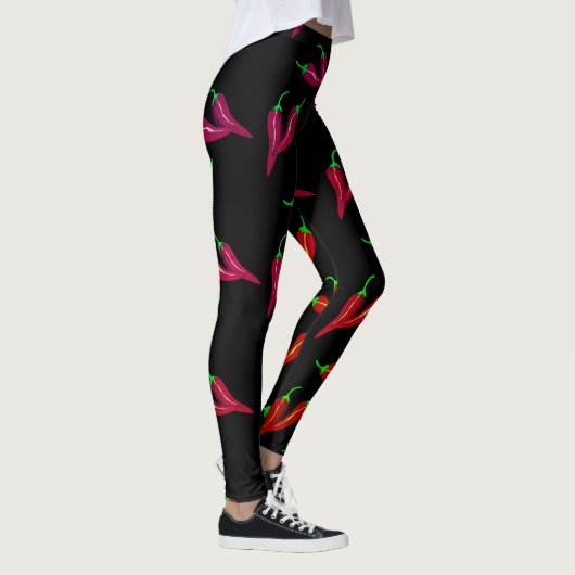 Piepjes met zwart, warm 2 leggings (Rechts)