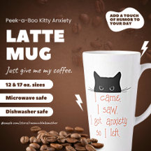 Piepkat Kattenangst Koffiemok