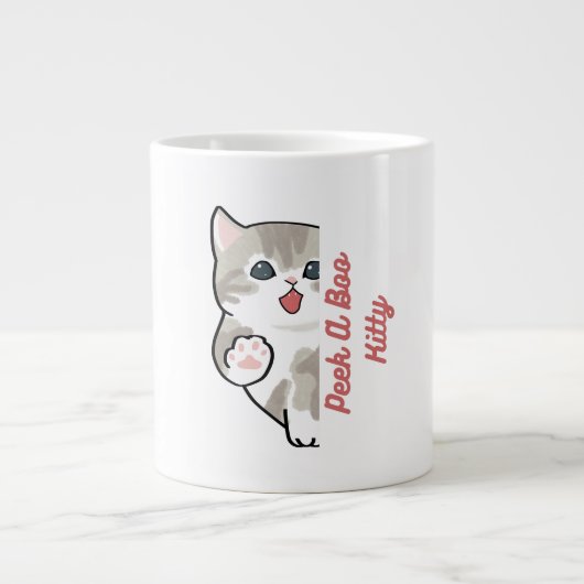 "Piepkatte Kopje Cute Kat Kop " (Voorkant)