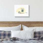 piepklein huis zigeunercaravan natuurlijke Thunder Canvas Afdruk (Insitu (Slaapkamer))